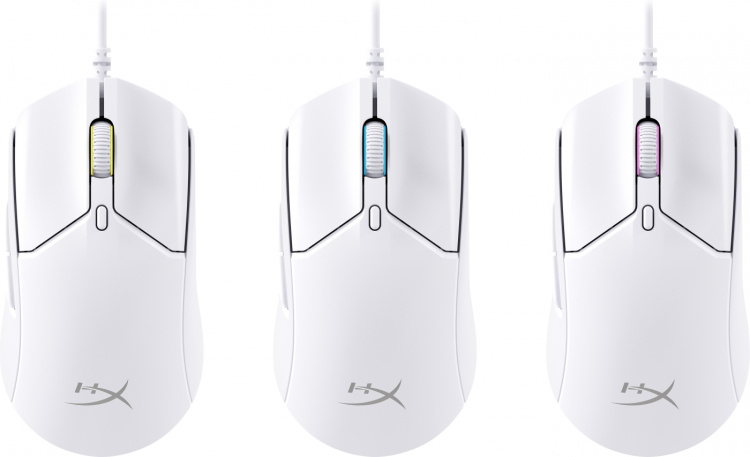 HyperX Pulsefire Haste 2 Gaming Mouse - gaming mouse, white
