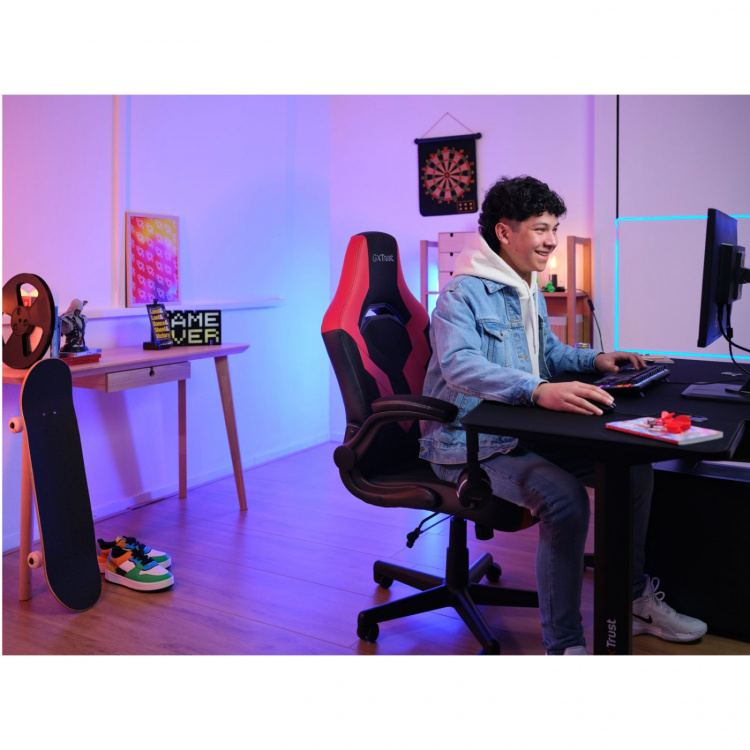 Trust GXT 703R Riye Gamingstol Röd