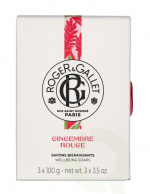 Roger & Gallet Gingembre Rouge Giftset 300 g Soap Bar - 3x100gr