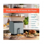 Cosori Dual Blaze CAF-P583S-AEUR Airfryer 1.7kW Light Grey