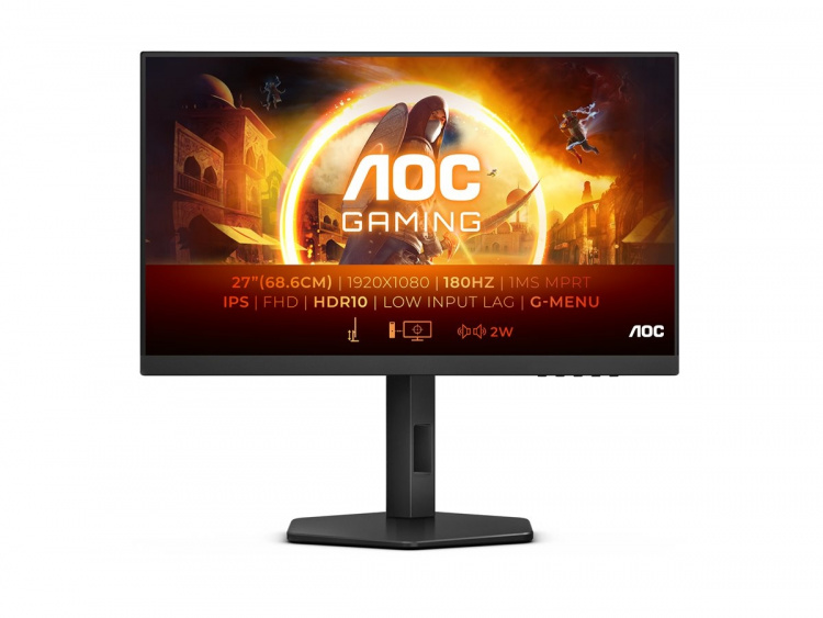 AOC Gaming 27G4X 27 1920 x 1080 (Full HD) HDMI DisplayPort 180Hz Pivot Skærm