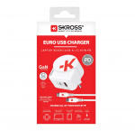 SKROSS EU USB Charger AC65PD - C to C cable included