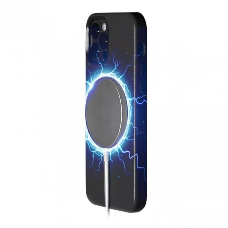 Puro iPhone 13 Pro SKYMAG Cover Leather Look, Black