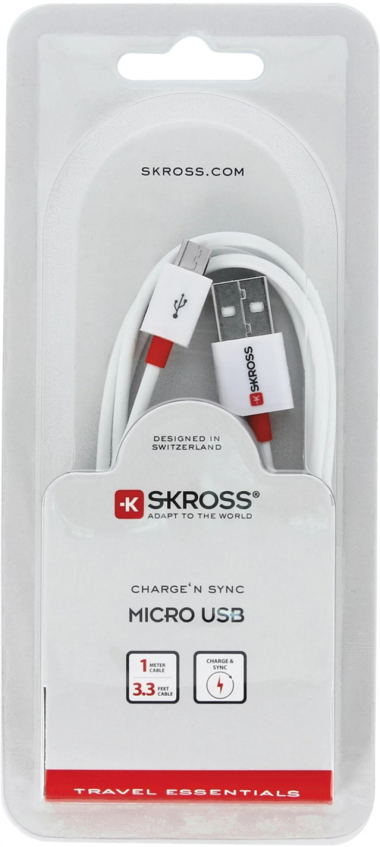 SKROSS Sync/Charge MicroUSB, 1m