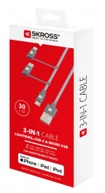 SKROSS 3in1 Cable - 30 cm