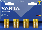 Varta Longlife AAA-Batteries, 8 Pack