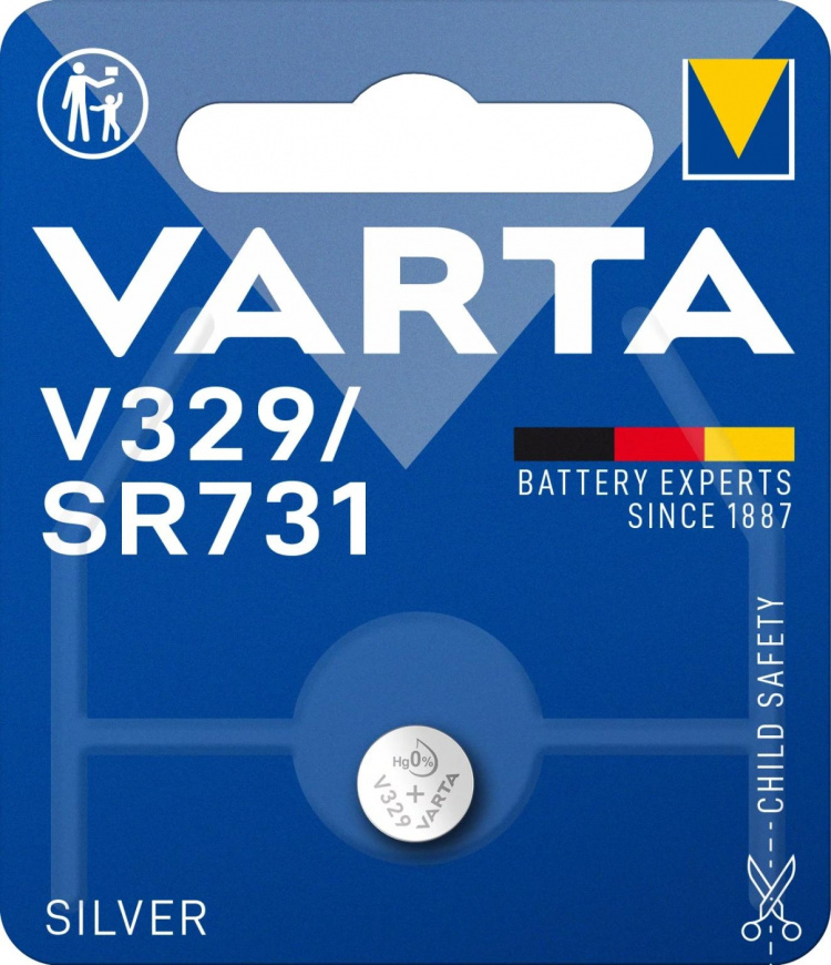 Varta V329/SR731 Silver Coin 1 Pack