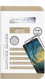 panzer Huawei P20 Lite, Curved Glass, Black
