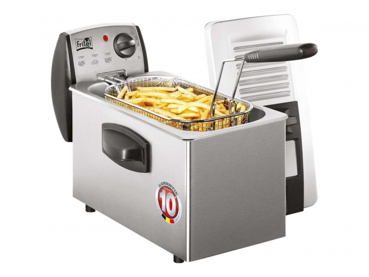 FRITEL Starter Fryer 3 liter Gray FRITEL Starter Fryer 3 liter Gray