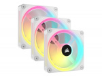 Corsair iCUE LINK QX120 RGB Fläkt 3-pack Vit 120 mm Corsair iCUE LINK QX120 RGB Fläkt 3-pack Vit 120 mm