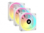 Corsair iCUE LINK QX120 RGB Fläkt 3-pack Vit 120 mm Corsair iCUE LINK QX120 RGB Fläkt 3-pack Vit 120 mm