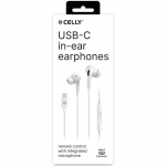 Celly UP1200 Stereoheadset In-Ear USB-C Vit Celly UP1200 Stereoheadset In-Ear USB-C Vit