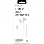 Celly UP1300 Stereoheadset Drop USB-C Vit