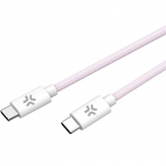 Celly USB-C - USB-C-kabel 60W 1,5 m Rosa Celly USB-C - USB-C-kabel 60W 1,5 m Rosa