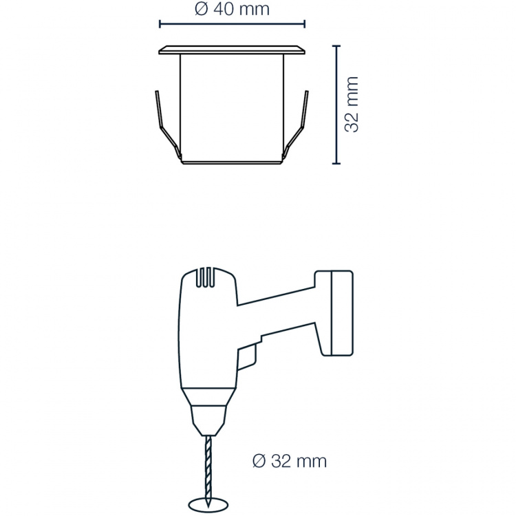 LightsOn Dexter Decklight 10-pack Silver Startpaket LightsOn Dexter Decklight 10-pack Silver Startpaket
