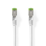 Nedis Cat 8.1 Cable | S/FTP | RJ45 Male | RJ45 Male | 1.00 m | Round | LSZH | White | Label Nedis Cat 8.1 Cable | S/FTP | RJ45 Male | RJ45 Male | 1.00 m | Round | LSZH | White | Label