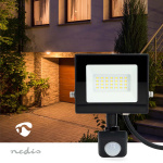 Nedis LED Floodlight | 4000 K | Rated luminous flux: 1620 lm | IP44 | 1.00 m | Energy class: F | 220 - 240 V AC 50/60 Hz | 20 W Nedis LED Floodlight | 4000 K | Rated luminous flux: 1620 lm | IP44 | 1.00 m | Energy class: F | 220 - 240 V AC 50/60 Hz | 20 W
