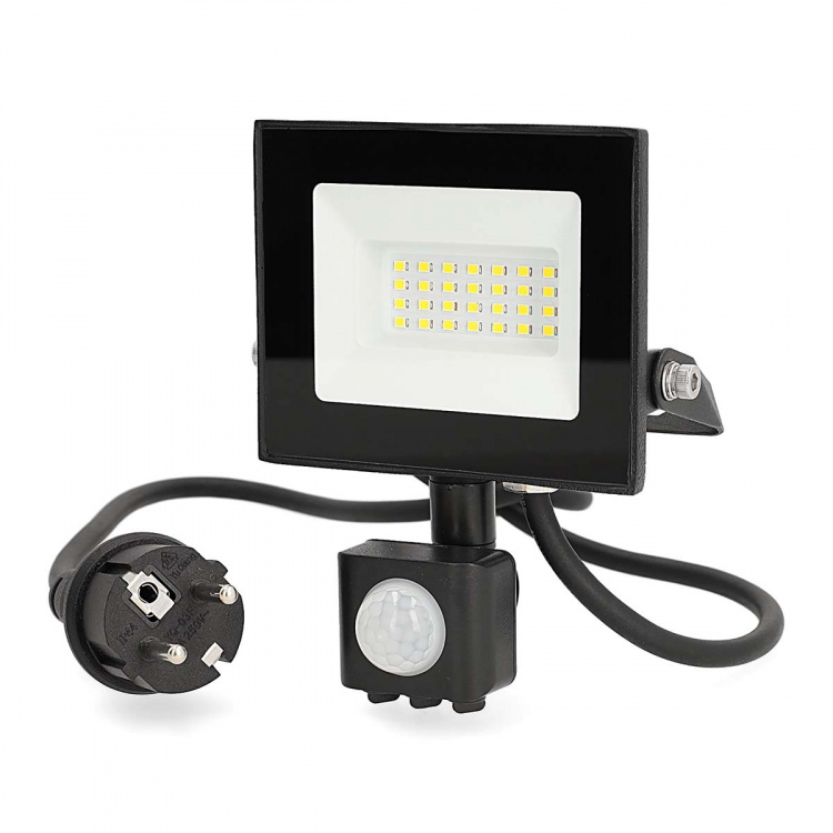 Nedis LED Floodlight | 4000 K | Rated luminous flux: 1620 lm | IP44 | 1.00 m | Energy class: F | 220 - 240 V AC 50/60 Hz | 20 W Nedis LED Floodlight | 4000 K | Rated luminous flux: 1620 lm | IP44 | 1.00 m | Energy class: F | 220 - 240 V AC 50/60 Hz | 20 W