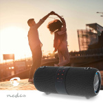 Nedis Bluetooth® Speaker | Battery play time: 6.5 hrs | Handheld Design | 40 W | Stereo | Built-in microphone | IPX6 | Linkable | Black