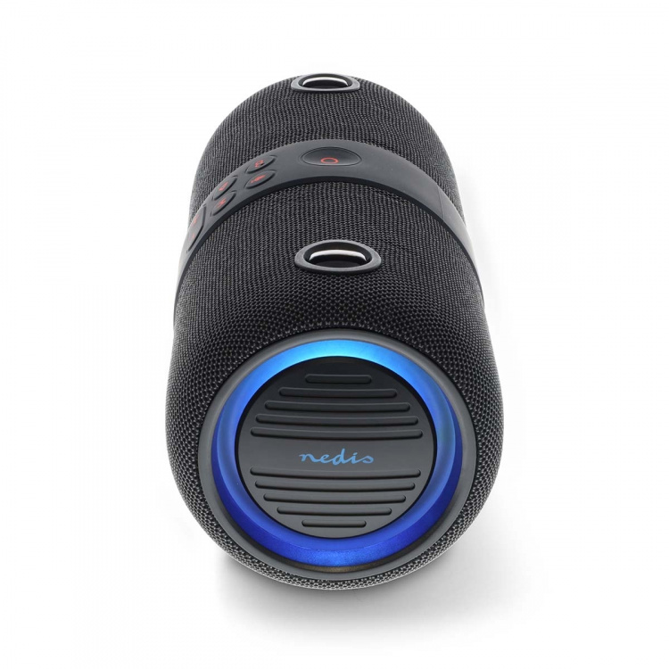 Nedis Bluetooth® Speaker | Battery play time: 6.5 hrs | Handheld Design | 40 W | Stereo | Built-in microphone | IPX6 | Linkable | Black