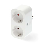 Nedis SmartLife Smart Plug | IP21 | Power meter | 3680 W | Type F (CEE 7/7) | 0 - 55 °C | Android™ / IOS | 2-Way | White | 1 pcs