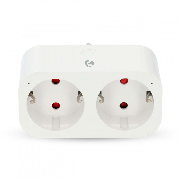 Nedis SmartLife Smart Plug | IP21 | Power meter | 3680 W | Type F (CEE 7/7) | 0 - 55 °C | Android™ / IOS | 2-Way | White | 1 pcs