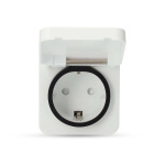 Nedis SmartLife Smart Plug | IP44 | Power meter | 3680 W | Type F (CEE 7/7) | -25 - 55 °C | Android™ / IOS | White | 1 pcs