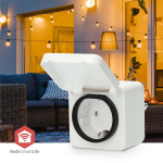 Nedis SmartLife Smart Plug | IP44 | Power meter | 3680 W | Type F (CEE 7/7) | -25 - 55 °C | Android™ / IOS | White | 1 pcs