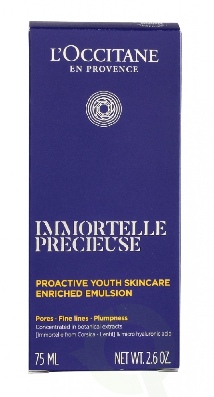 L\'Occitane Immortelle Precieuse Enriched Emulsion 75 ml Proactive Youth Skincare