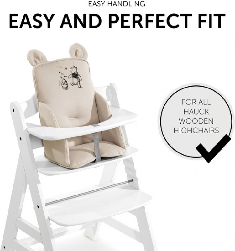 Hauck Alpha Cozy Select Disney barnstolsdyna, Nalle Puh Beige Hauck Alpha Cozy Select Disney barnstolsdyna, Nalle Puh Beige