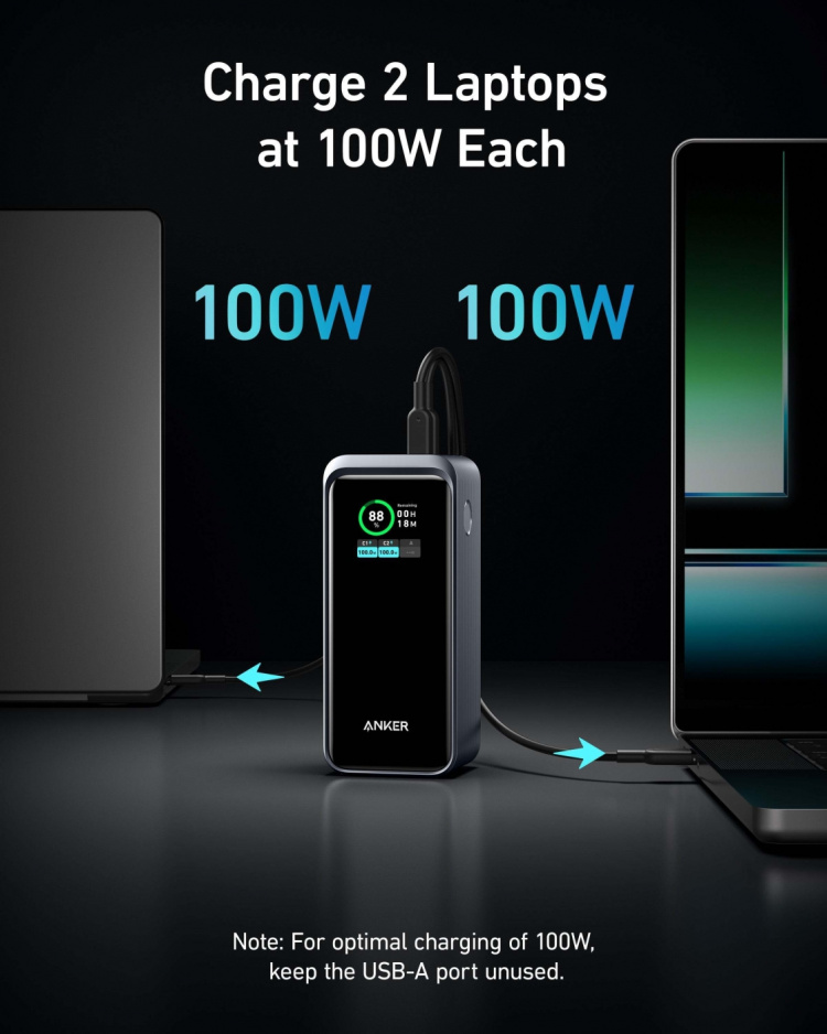 Anker Prime 200W Powerbank, 20000 mAh Anker Prime 200W Powerbank, 20000 mAh