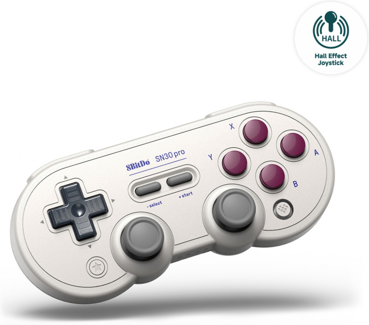 8BitDo SN30 Pro G Classic - Hall Edition trådlös spelkontroll, Switch / PC / Android