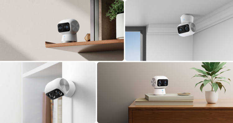 Anker eufy Indoor Cam S350 övervakningskamera för inomhusbruk Anker eufy Indoor Cam S350 övervakningskamera för inomhusbruk