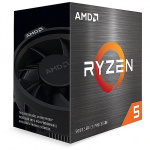 AMD CPU Ryzen 5 5600GT 3,6 GHz 6 kärnor Socket AM4 PIB - med kylare AMD CPU Ryzen 5 5600GT 3,6 GHz 6 kärnor Socket AM4 PIB - med kylare