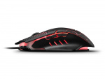 Liocat MX 557C - Gaming Mouse with LED Lighting, Black