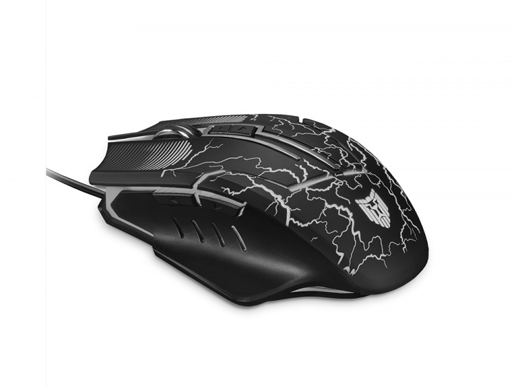 Liocat MX 557C - Gaming Mouse with LED Lighting, Black