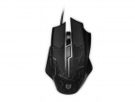 Liocat MX 557C - Gaming Mouse with LED Lighting, Black