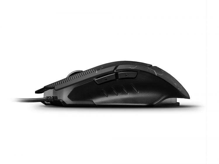 Liocat MX 557C - Gaming Mouse with LED Lighting, Black