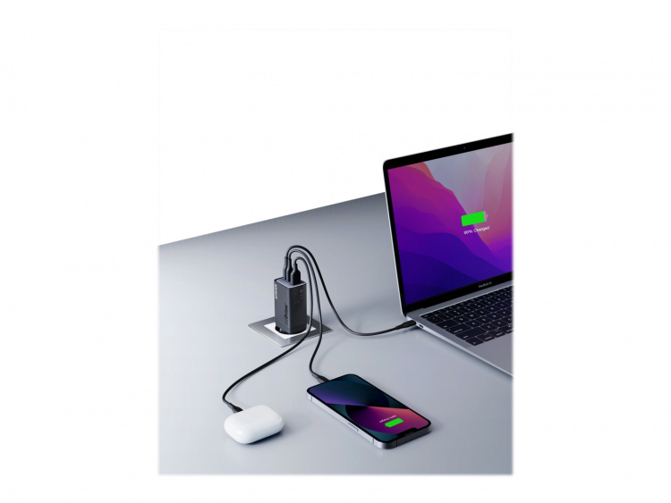 Anker Nätadapter 65Watt Ström 2-polig Anker Nätadapter 65Watt Ström 2-polig