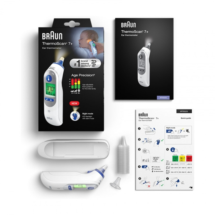 Braun ThermoScan 7 IRT6525WE Ear Thermometer