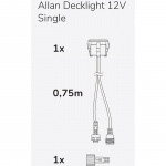 Llitt Allan Decklight 1-pack 12V 3000K 10lm IP67