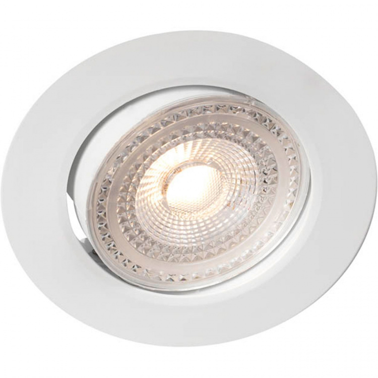 Llitt Sara 230V Dimbar downlight spotlight 3000K 400lm IP44 3-pack Vit