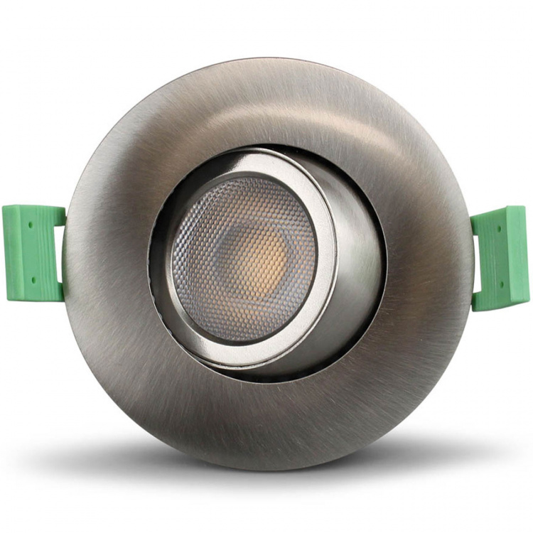 Llitt Ellen Infälld downlight Dim-to-Warm 520lm IP65 1-pack Borstad stål