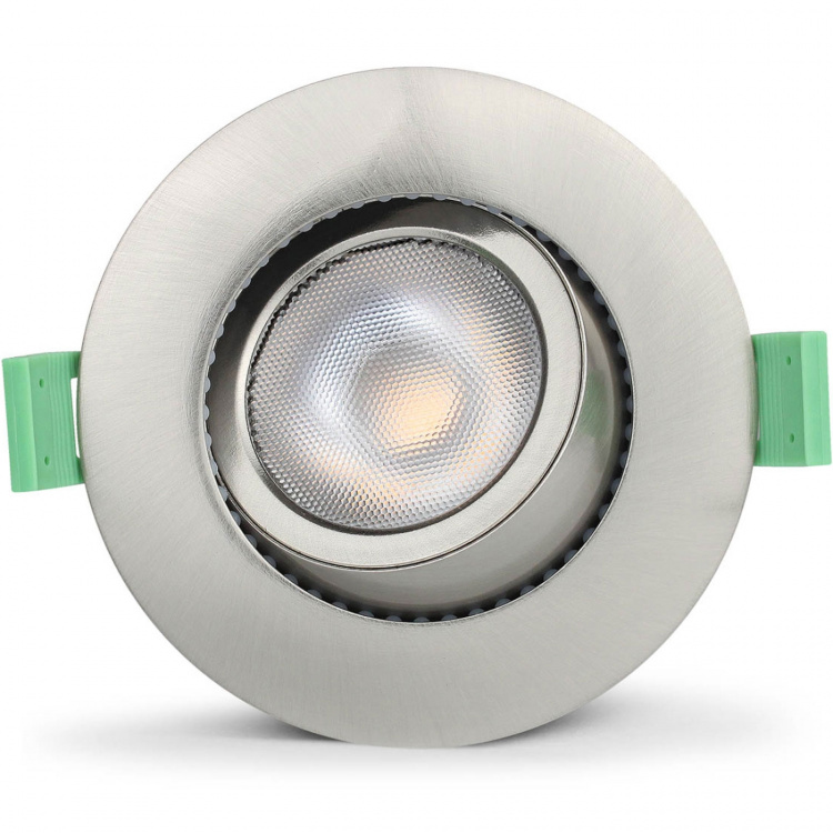 Llitt Ellen Infälld downlight Dim-to-Warm 520lm IP65 3-pack Borstad stål