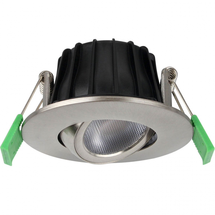 Llitt Ellen Infälld downlight Dim-to-Warm 520lm IP65 3-pack Borstad stål