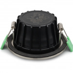 Llitt Lisa Dimbar Infälld downlight 3000K 600lm IP65 1-pack Borstad stål