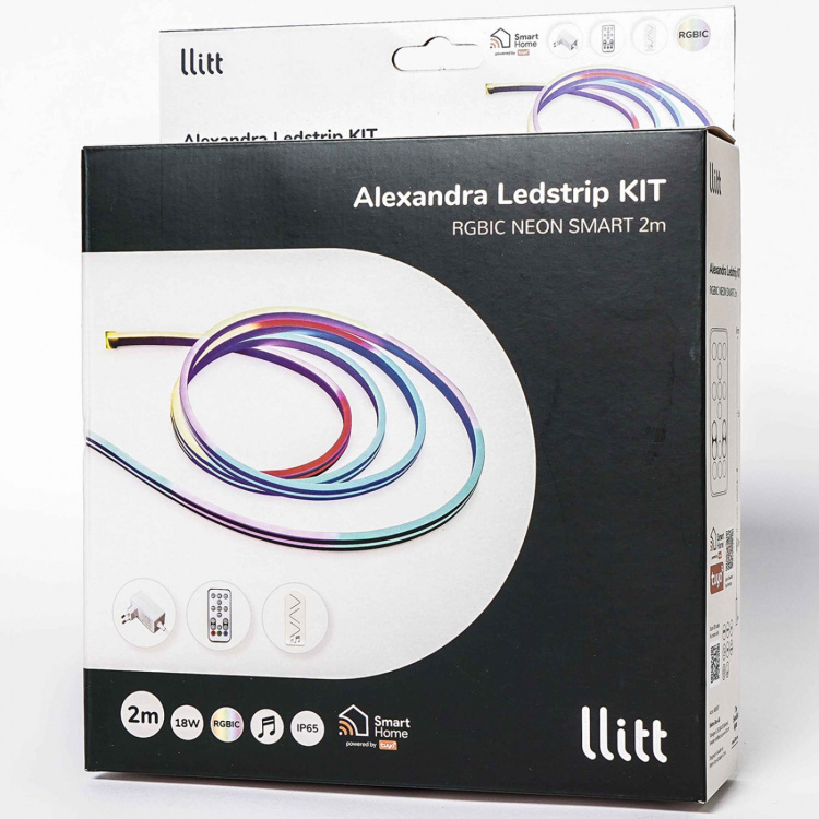 <p><strong>Alexandra LEDstrip KIT RGBIC NEON SMART 2 meters</strong><br /><br />Here you have all the possibilities to control your light in a simple way. With this smart LEDstrip you can get everything from a warm white, cold white, colored, pulsating, r