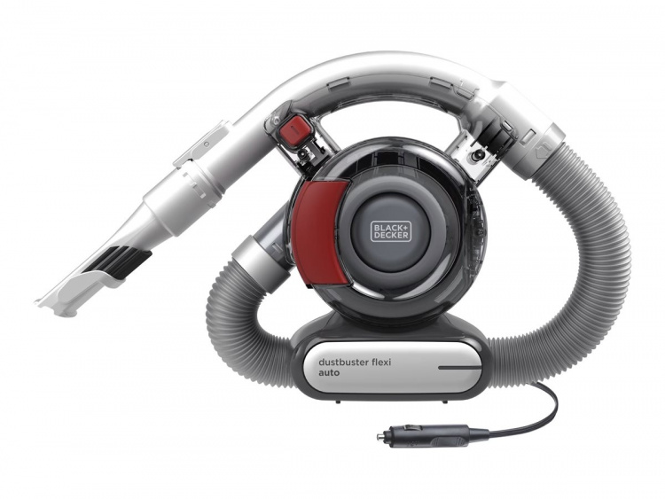 BLACK+DECKER DustBuster Flexi Auto PD1200AV Handdammsugare 12,5W 0,56 liter Röd/grå