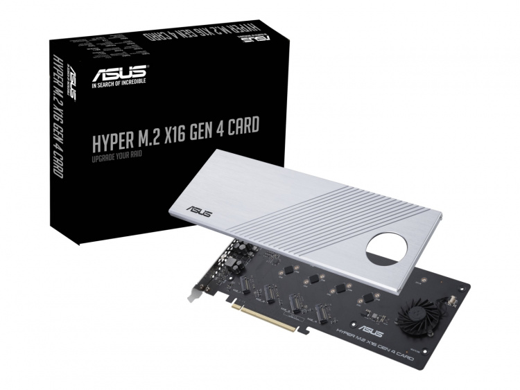 ASUS HYPER M.2 X16 GEN 4 CARD Interfaceadapter ASUS HYPER M.2 X16 GEN 4 CARD Interfaceadapter
