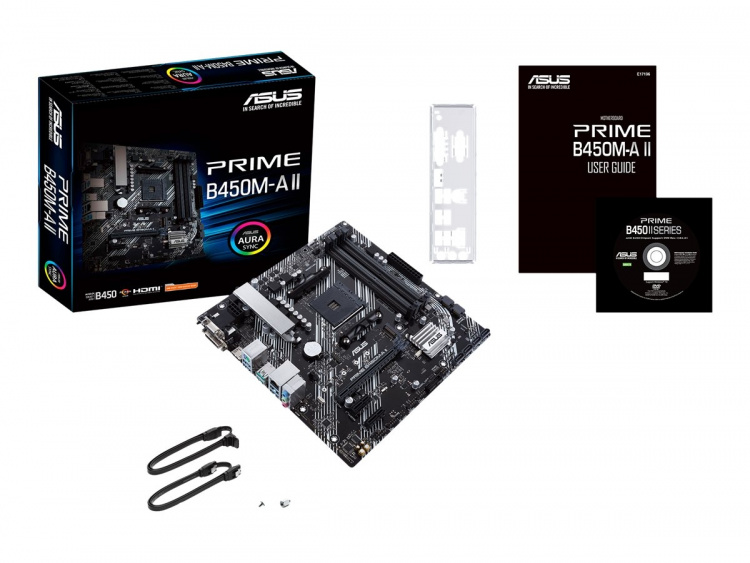 ASUS PRIME B450M-A II Micro-ATX AM4 AMD B450
